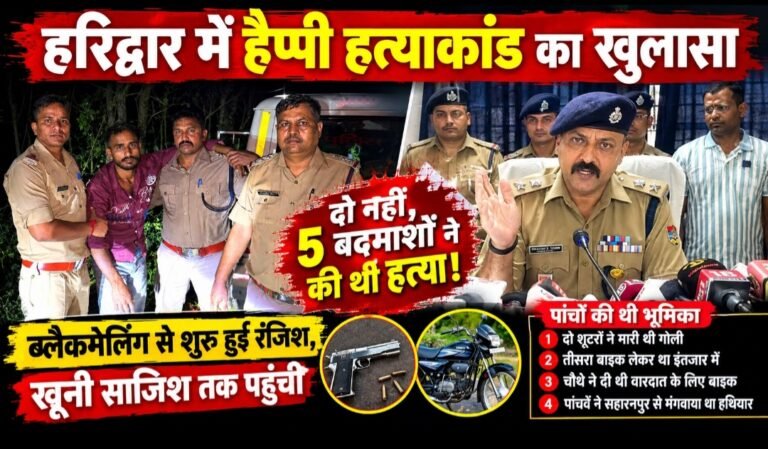 दो नहीं, पांच बदमाशों ने रची थी हैप्पी की हत्या की साजिश, ब्लैकमेलिंग से शुरू हुई रंजिश खूनी अंजाम तक पहुंची