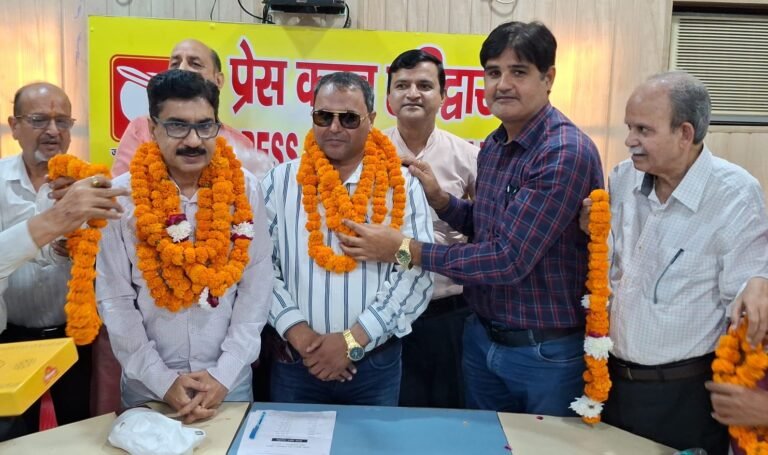 देवेंद्र शर्मा बने एनयूजे (आई) के जिलाध्यक्ष, जोगेंद्र मावी को महामंत्री की जिम्मेदारी